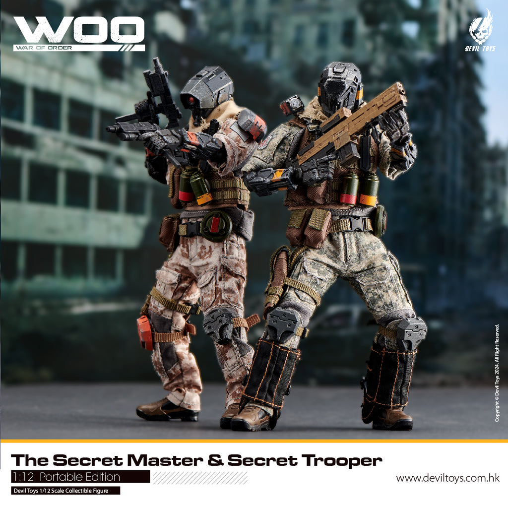 *Pre-Order* Secret Master (OG) and Secret Trooper (Sand Viper) 1:12 Collectible Set