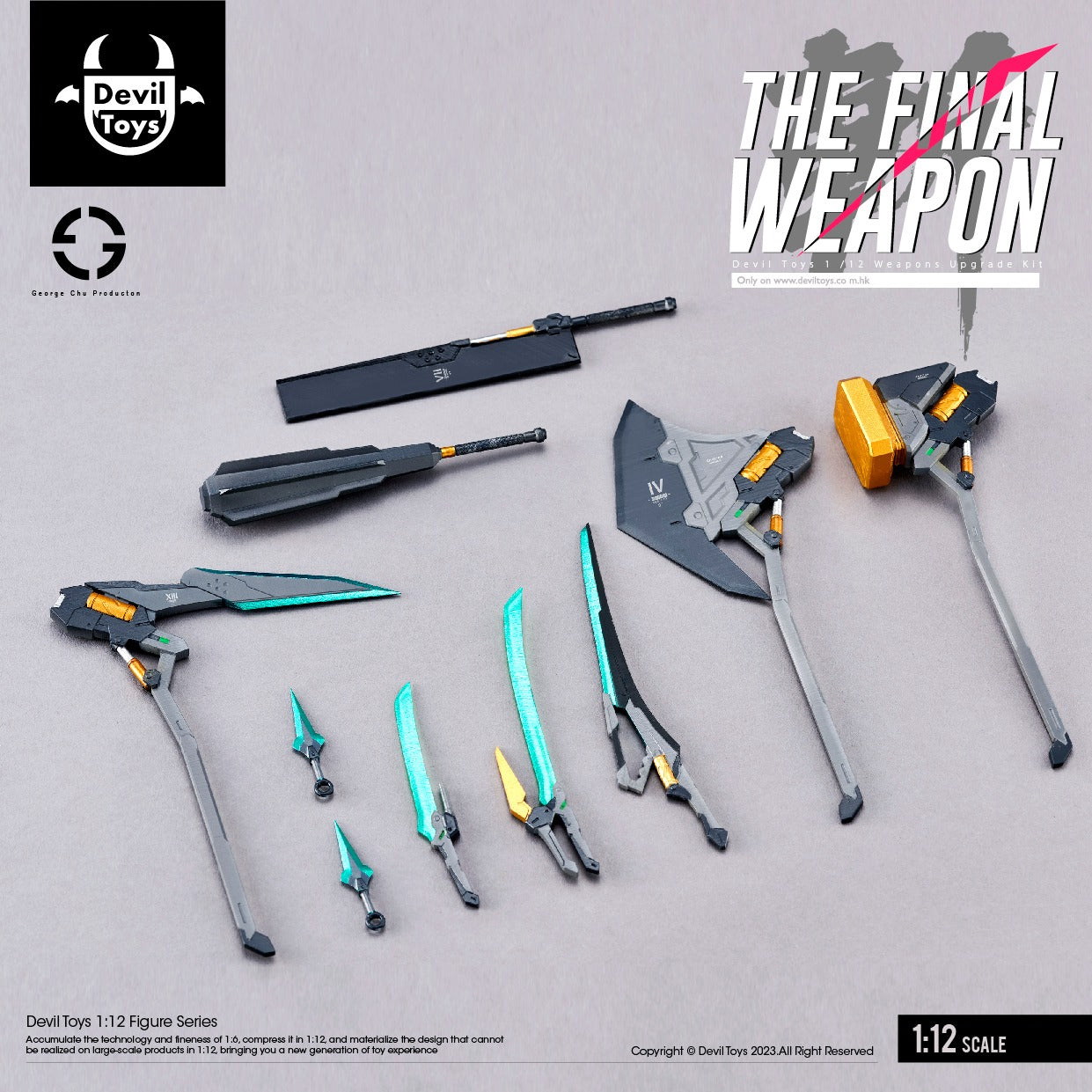 *Pre-Order* Devil Toys 1:12 Weapon Upgrade Kit vol.1［Sword and Blade]