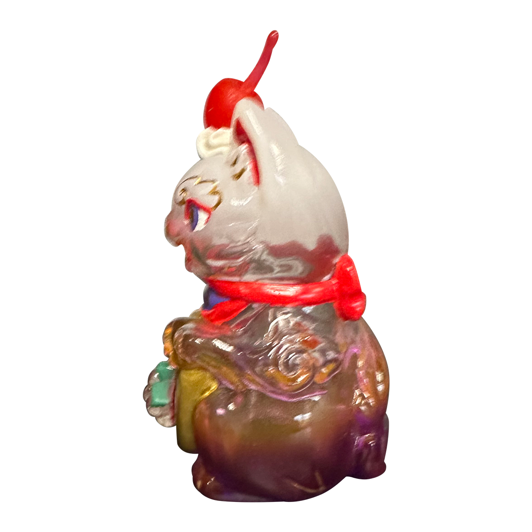 Grapes Soda Lucky Cat by Genkosha