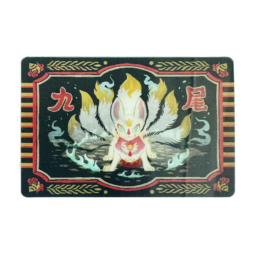 Nine-Tailed Fox 2D hologram card by Genkosha – Stormy Vault