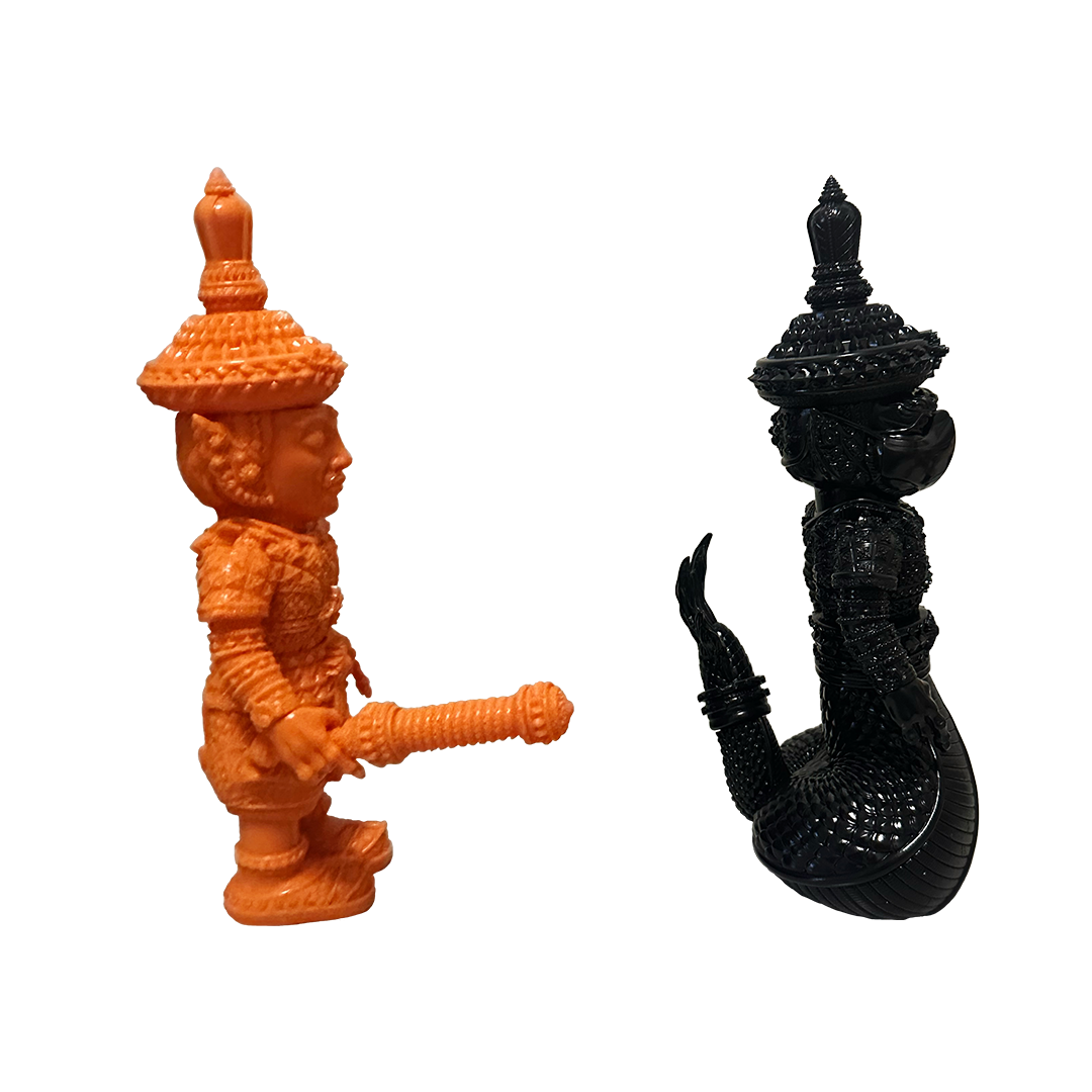 5 Points Fest 2023 - Yaksha : Tha Thien Vol.3 Limited Edition Pair - Vaisravana and Rahu by Kaiju Smuggler (#56 B)