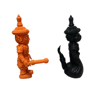 5 Points Fest 2023 - Yaksha : Tha Thien Vol.3 Limited Edition Pair - Vaisravana and Rahu by Kaiju Smuggler (#56 B)