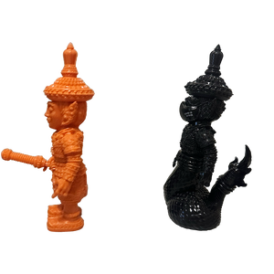 5 Points Fest 2023 - Yaksha : Tha Thien Vol.3 Limited Edition Pair - Vaisravana and Rahu by Kaiju Smuggler (#56 B)