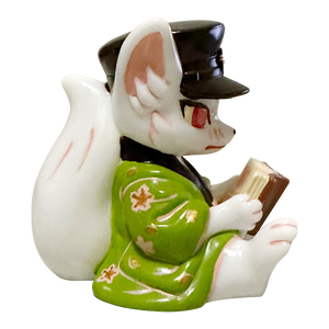 Reading fox-Sakura by Genkosha Jungle Show Exclusive