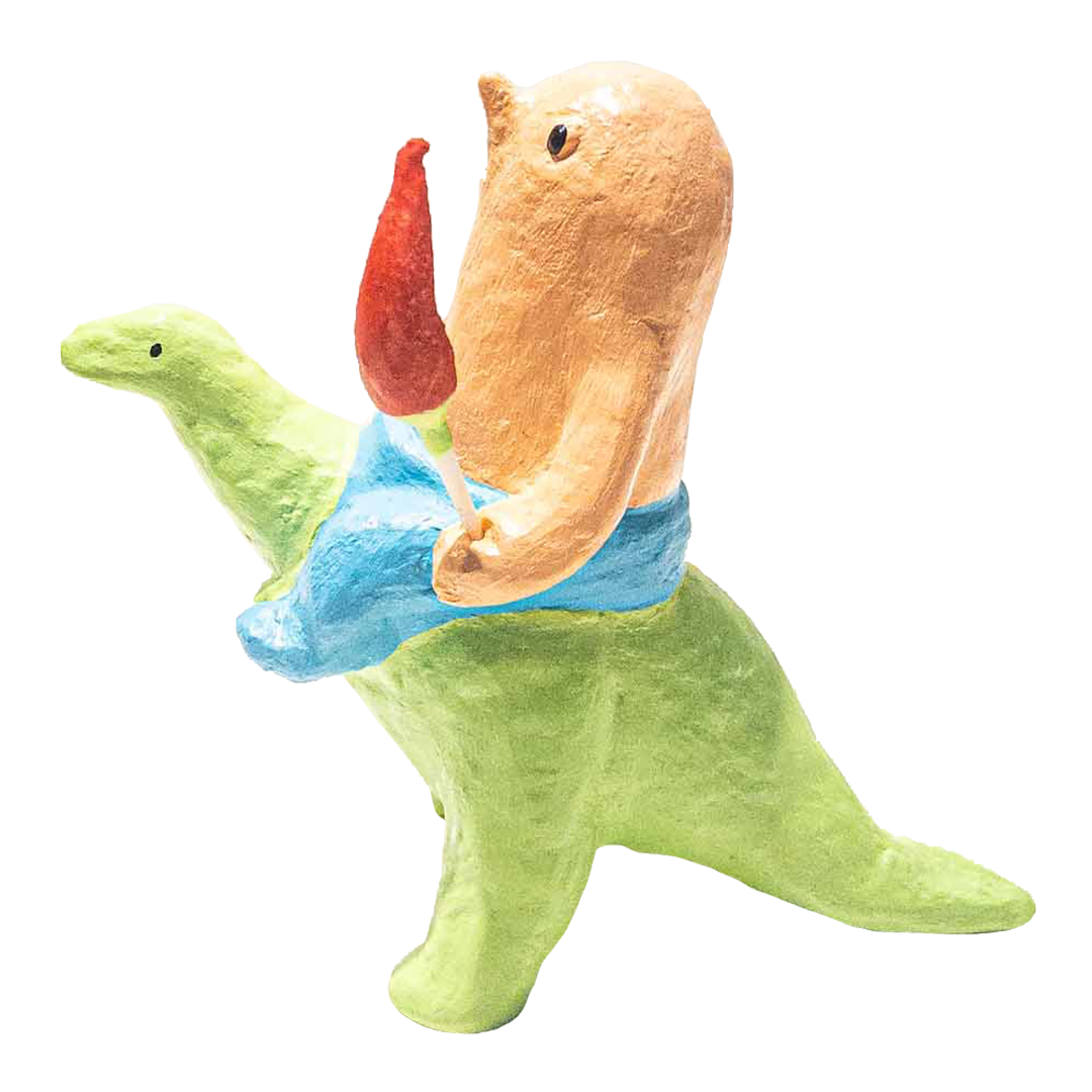 MaiKaoAiChiou Peanut John in Dinosaur Suit by MKACPEN Jungle Show Exclusive