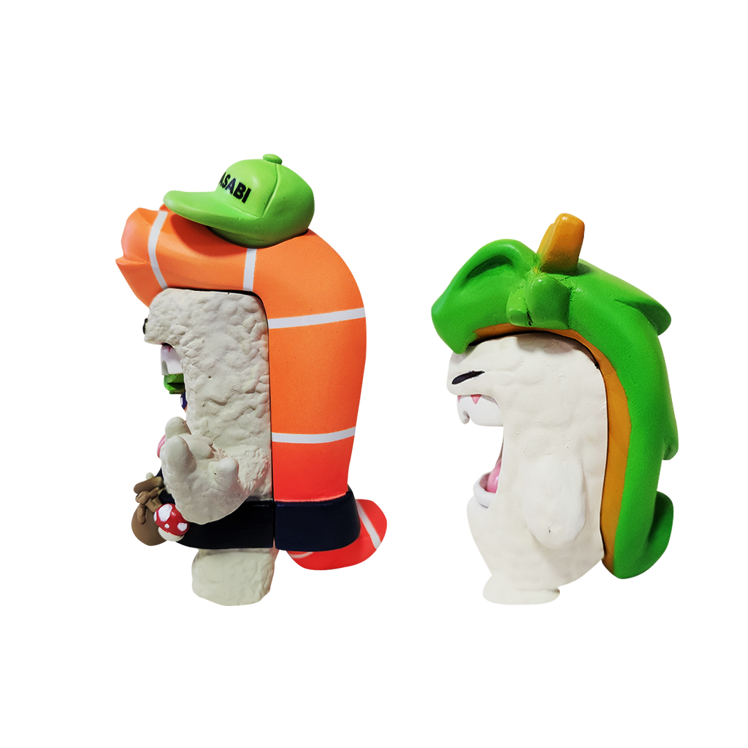 NYCC 2022 - Bōken-sha Sushi Kaijū-ō & Ryū by Mankeeboi (B)