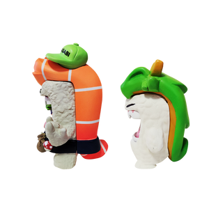 NYCC 2022 - Bōken-sha Sushi Kaijū-ō & Ryū by Mankeeboi (B)