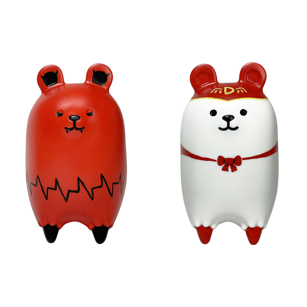 Evil Dudu & Superhero Dudu by Snowmo +