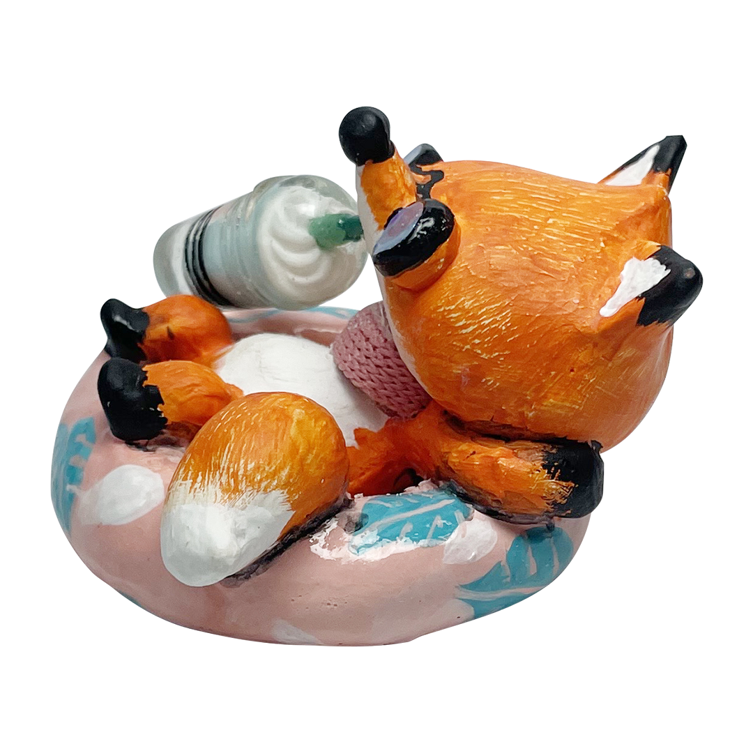 Fox Vacance (mint) by Add Nut Studio